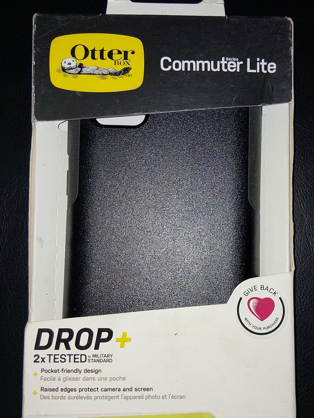 OtterBox Commuter Lite Black Protective Phone Case